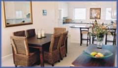 Dining room and kitchen