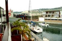 A view of Knysna Quays from your private patio at 'Quay Nine'